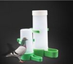 10 Uds equipo práctico de alimentación de pájaros bebedero para pájaros y loros alimentador de riego con Clip, S, L - Imagen 2