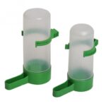 10 Uds equipo práctico de alimentación de pájaros bebedero para pájaros y loros alimentador de riego con Clip, S, L - Imagen 3