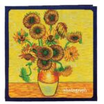 Álbum de fotos hecho a mano de bricolaje de arte retro Álbum de película autoadhesivo, 18 inch Sunflower