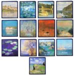 Álbum de fotos de película pegada DIY Retro artístico álbum conmemorativo de gran capacidad para parejas familiares, 18 inch Bell Island - Imagen 2
