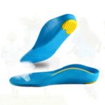 Plantillas ortopédicas de ocho pies con pies planos para niños transpirables de PU, 23-26(16.6cm)