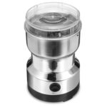 Molinillo de café multifuncional con enchufe europeo, molinillo eléctrico de acero inoxidable para hierbas/especias/nueces/granos/granos de café, Coffee Grinder, EU Plug - Imagen 2