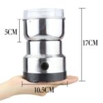 Molinillo de café multifuncional con enchufe europeo, molinillo eléctrico de acero inoxidable para hierbas/especias/nueces/granos/granos de café, Coffee Grinder, EU Plug - Imagen 5