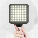 VIJIM VL81 Portátil Tres zapatos fríos y calientes Luz de relleno de temperatura de doble color Luz de iluminación de grabación de disparo - Imagen 3