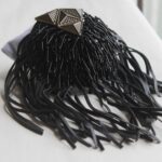 2 piezas de accesorios de disfraces de decoración de hombros con borlas de metal - Imagen 3