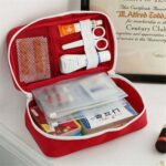 Bolsa para botiquín de primeros auxilios de viaje, caja de rescate de supervivencia médica de emergencia para el hogar, 23x13x7.5cm (Red), 23x13x7.5cm (Gray) - Imagen 4