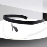 Máscara de protección solar antiespuma integrada con espejo solar anti-peeping, Black Frame Gray, Black Frame Red, Black Frame Blue, Black Frame Yellow, Black Frame Transparent, Black Frame White Mercury, Black Frame Rainbow, Black Frame Local Gold...
