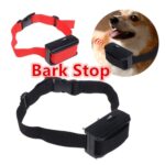 Tope de corteza para mascotas, entrenador automático para perros, Collar de descarga eléctrica - Imagen 3