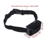 Tope de corteza para mascotas, entrenador automático para perros, Collar de descarga eléctrica - Imagen 4