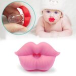 Chupete para recién nacido, 3 uds., labios rojos, chupetes simulados, divertido pezón de silicona para bebé, chupete mordedor
