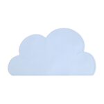 Estera de tabla del estudiante de la protección del medio ambiente de la prenda impermeable del mantel individual del silicón de la nube de los niños, Light Blue