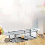 Trampa para ratones con jaula para ratones doméstica con puerta doble, Household Mouse Cage