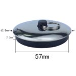 Tapón de goma para fregadero, tapón para bañera, fregona, piscina, lavandería, tapón de bloqueo, 3 uds., L - Imagen 2