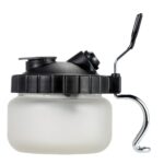Olla de limpieza de aerógrafo multifunción, modelo de bomba de aire, herramienta para colorear pintura en aerosol, soporte para bolígrafo, botella de recolección de residuos, 304ml Air Pump Spray Paint Bottle - Imagen 2