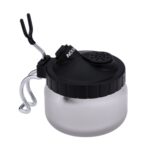 Olla de limpieza de aerógrafo multifunción, modelo de bomba de aire, herramienta para colorear pintura en aerosol, soporte para bolígrafo, botella de recolección de residuos, 304ml Air Pump Spray Paint Bottle - Imagen 3