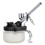 Olla de limpieza de aerógrafo multifunción, modelo de bomba de aire, herramienta para colorear pintura en aerosol, soporte para bolígrafo, botella de recolección de residuos, 304ml Air Pump Spray Paint Bottle - Imagen 7