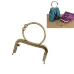 Accesorios de la manija del metal del monedero del bolso del marco cuadrado