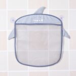 Bolsas de almacenamiento para el baño, colgante de pared de dibujos animados, bolsa de malla de red tejida, juguetes de baño para bebé, organizador de champú