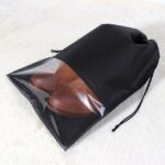 Bolsa de almacenamiento de zapatos impermeable, organizador de viaje portátil, funda con cordón, organizador no tejido, 10 Uds., 32x44cm