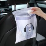 Bolsa de basura creativa y bonita para coche, bolsa de limpieza tipo pasta para Interior del coche, 15 Uds. - Imagen 4