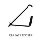 Herramientas generales de reparación de automóviles, balancín de mano plegable para coche, Hand Jack Rocker - Imagen 3