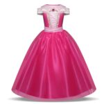 Vestido para niñas, Cosplay de Halloween, vestidos de princesa de La Bella Durmiente, disfraz de Navidad, fiesta, ropa para niños, 120cm