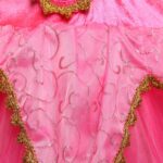 Vestido para niñas, Cosplay de Halloween, vestidos de princesa de La Bella Durmiente, disfraz de Navidad, fiesta, ropa para niños, 140cm - Imagen 4