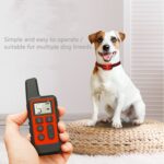 Collar electrónico impermeable para entrenamiento de perros, tapón de corteza con Control remoto, descarga eléctrica, 500m - Imagen 3