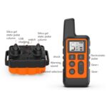Collar electrónico impermeable para entrenamiento de perros, tapón de corteza con Control remoto, descarga eléctrica, 500m - Imagen 5