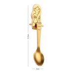 Cuchara de café creativa con forma de sirena, cucharas con mango, cubiertos, herramientas para beber, Gold - Imagen 2