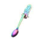 Cuchara de café creativa con forma de sirena, cucharas con mango, cubiertos, herramientas para beber, Symphony
