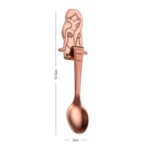 Cuchara de café creativa con forma de sirena, cucharas con mango, cubiertos, herramientas para beber, Rose Gold - Imagen 2