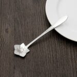 Cuchara agitadora de café con forma de flor creativa para el hogar de acero inoxidable 3 uds., Bellflower Spoon