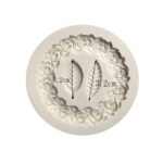 2 uds guirnalda de rosas hoja de rosa molde de silicona para fondant decoración de bordes de pasteles herramienta molde de pegamento para hornear - Imagen 5