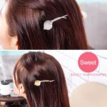 2 uds joyería para el cabello de boda pasadores de flores horquillas de perlas de hoja de Metal sólido - Imagen 5