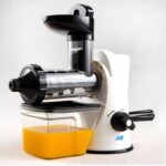 Exprimidor Manual multifunción para el hogar exprimidor portátil DIY de hierba de trigo naranja manzana, US - Imagen 5