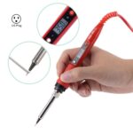 Soldador con termostato LCD 908S 80W, soldador de temperatura constante, US Plug