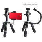 BEXIN Mate 10 Cámara para teléfono móvil Escritorio Aleación de aluminio Montaje en trípode Transmisión en vivo Selfie Stick Trípode - Imagen 5