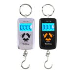 Báscula portátil electrónica con retroiluminación digital portátil LCD de alta precisión de 45 kg x 5 g, 45kg x 10g