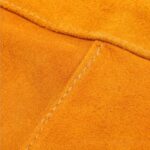 Delantal de soldadura eléctrica de cuero completo ropa protectora contra salpicaduras de estrella ignífuga de alta temperatura, Entire Section 60×90 - Imagen 4