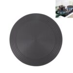 Placa conductora de calor para estufa de Gas, placa de descongelación rápida para cocina, olla, placa conductora de calor negra antiquemaduras, 28cm