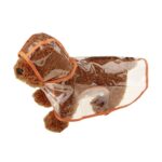 Ropa impermeable transparente impermeable para perro mascota, S