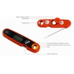 Sonda plegable, termómetro impermeable para alimentos, barbacoa de cocina, medición rápida de temperatura, termómetro electrónico con pantalla Digital - Imagen 4