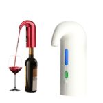 Decantador rápido recargable USB de vino tinto Decantador de vino inteligente, White