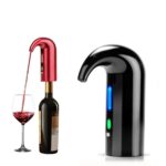 Decantador rápido recargable USB de vino tinto Decantador de vino inteligente, Black