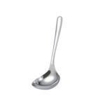 Cuchara de sopa de acero inoxidable, 4 Uds., cuchara común para restaurante, tazón de arroz para el hogar, Small