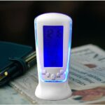 Reloj despertador LED multifunción de escritorio para el hogar con calendario, temperatura y pantalla de tiempo - Imagen 2