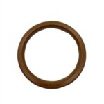 2 PCS Accesorios de equipaje Mango redondo de madera maciza - Imagen 2