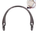 Mango semicircular de accesorios Ardware para equipaje de 2 piezas, Black - Imagen 2