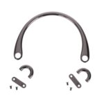 Mango semicircular de accesorios Ardware para equipaje de 2 piezas, Black - Imagen 3